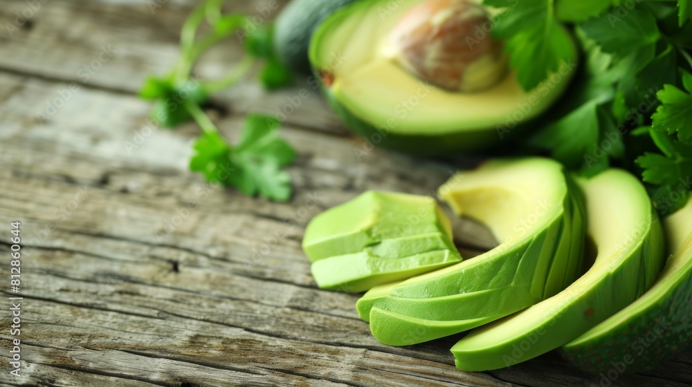 custom made wallpaper toronto digitalPure Perfection: Captivating Avocado Fruits with Lush Green Leaves, Isolated on a Pristine White Bac