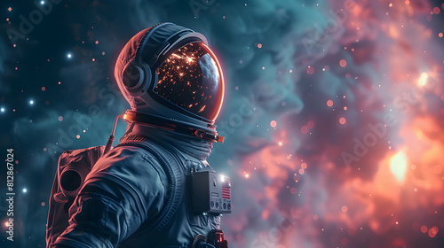Collaborative Effort: Engineers and Designers Creating Photo Realistic Space Suit Designs for Enhanced Mobility and Protection in Space Conceptual Image for Adobe Stock