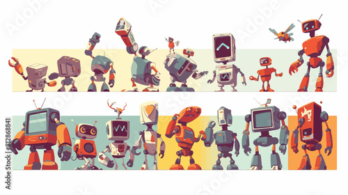 Evolution of robots stages of android development c