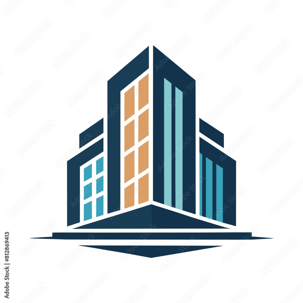 A building stands prominently atop a hill, surrounded by greenery and overlooking the landscape, Design a minimalist logo for a cutting-edge tech startup A building stands prominently atop a hill, surrounded by greenery and overlooking the landscape, Design a minimalist logo for a cutting-edge tech startup