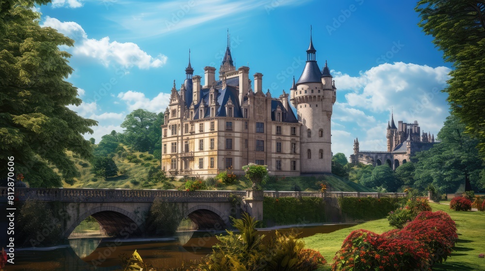 Naklejka premium notre dame de city