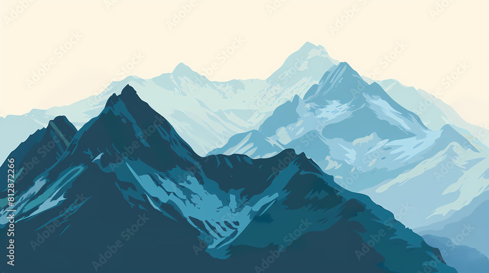 low square mountain ridge Stock vector illustration low square mountain ridge Stock vector illustration