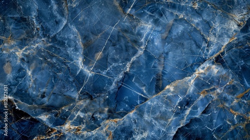 Blue marble texture. Can be used for flooring, countertops, and other design projects. photo