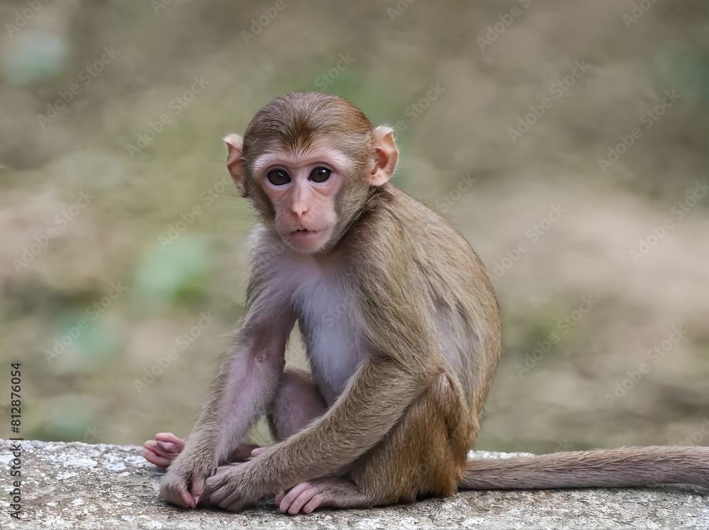 Petite singe malicieux