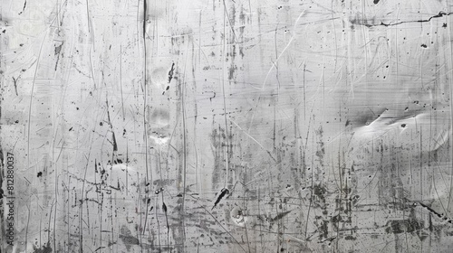 The image is a close-up of a scratched and dented metal surface,old metal  texture