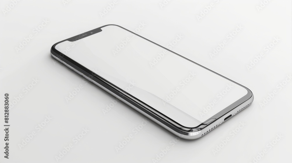Mobile Phone Mockup Isolated on White hyper realistic Mobile Phone Mockup Isolated on White hyper realistic