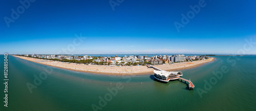 Fototapeta Naklejka Na Ścianę i Meble -  Lignano Sabbiadoro beach in Italy