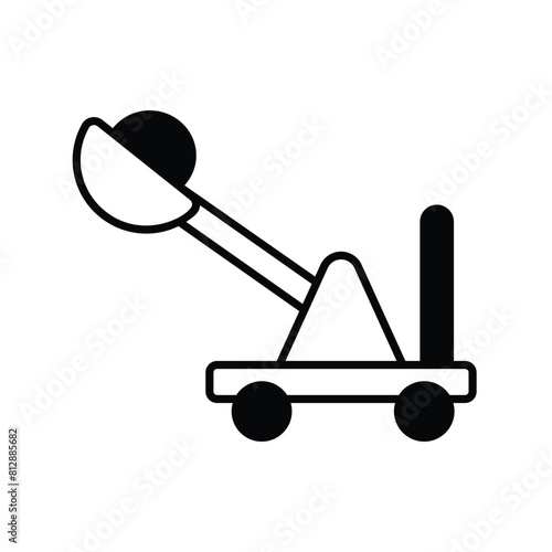 mars rover  with white background vector stock illustration
