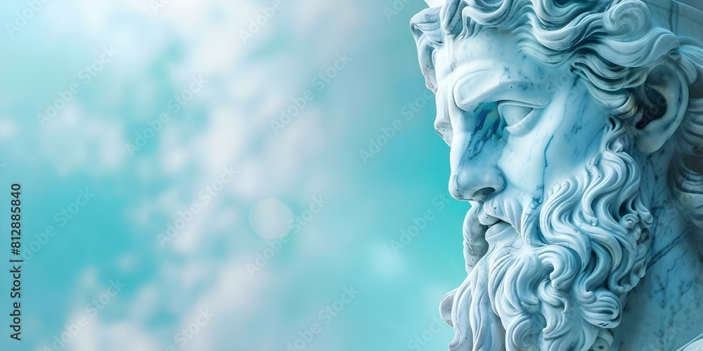 The Marble Statue of Zeus: King of Gods in Greek Mythology, Also Known ...
