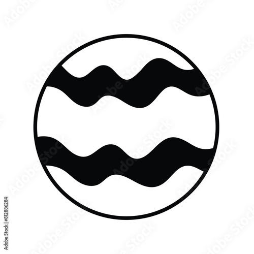 jupiter  with white background vector stock illustration
