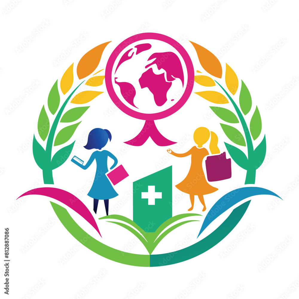 A logo design incorporating a book and a globe, symbolizing education and global outreach, Craft a clean and sophisticated logo for an online education resource A logo design incorporating a book and a globe, symbolizing education and global outreach, Craft a clean and sophisticated logo for an online education resource