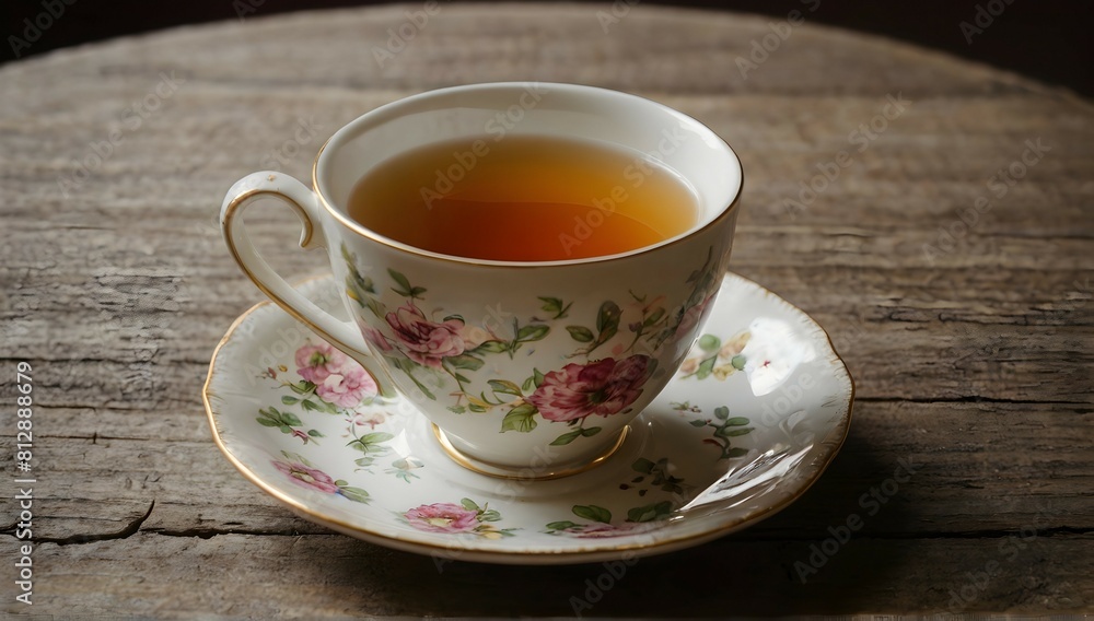 Cup of tea over flowing Cup of tea over flowing