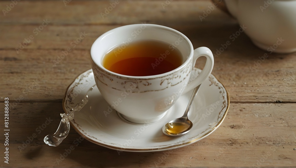 Cup of tea over flowing Cup of tea over flowing
