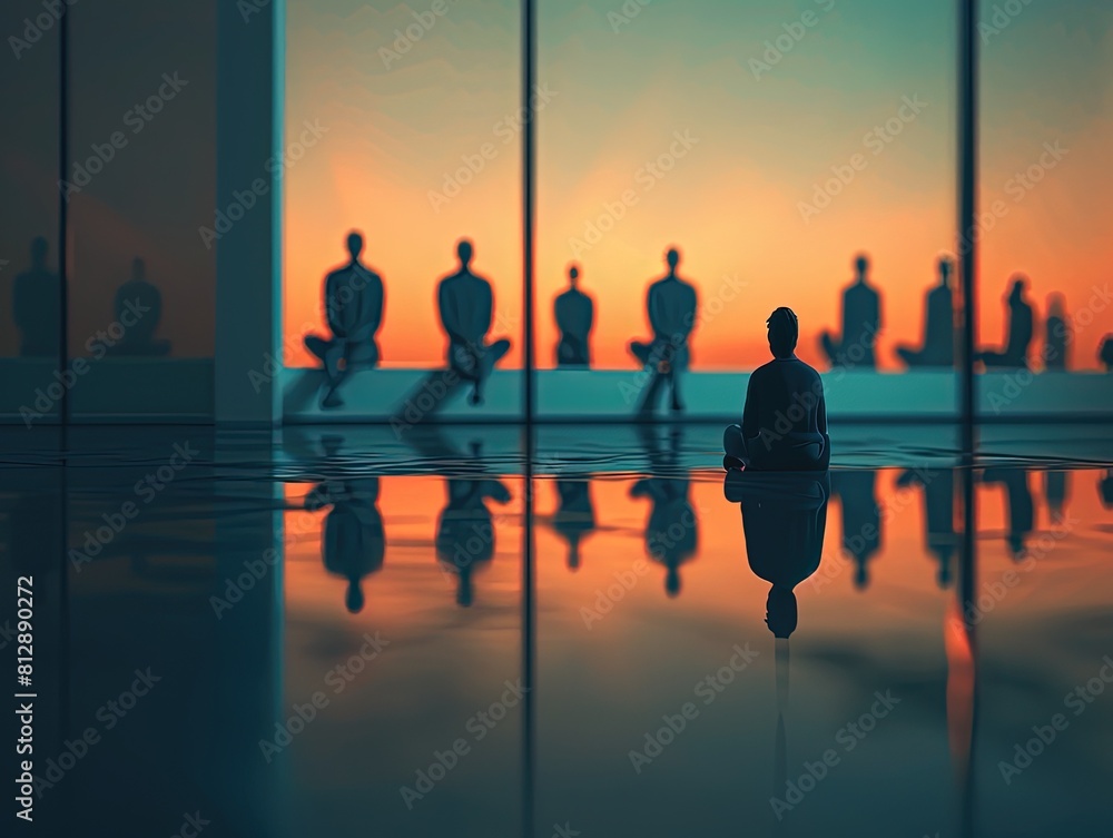 Isolated Observer: Social Anhedonia Concept,Unreachable Bonds: Social Anhedonia Imagery Isolated Observer: Social Anhedonia Concept,Unreachable Bonds: Social Anhedonia Imagery