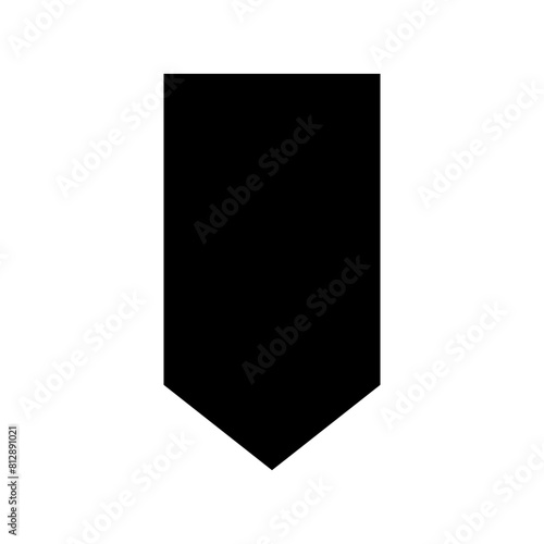 Bookmark icon isolated on white background.