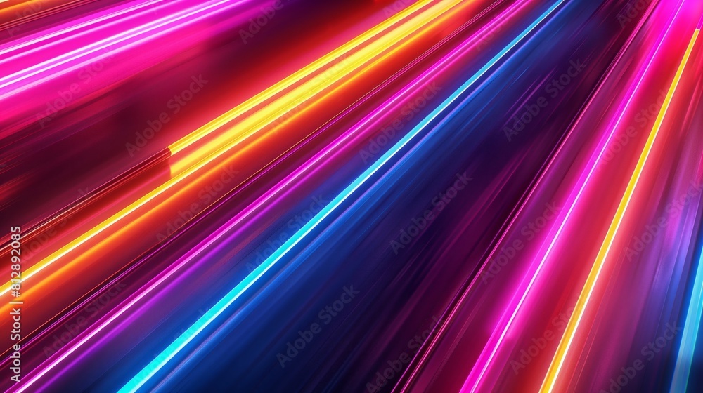 Vibrant streaks of pink, blue, and orange light in dynamic motion Vibrant streaks of pink, blue, and orange light in dynamic motion