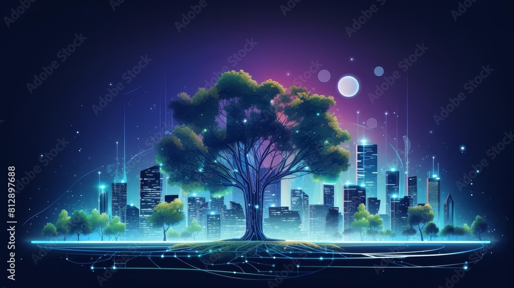 Amazing of a landscape designer with Glow HUD big icon of a tree, sketching a sustainable city park layout, isolated on a solid color background, in pastel color Amazing of a landscape designer with Glow HUD big icon of a tree, sketching a sustainable city park layout, isolated on a solid color background, in pastel color