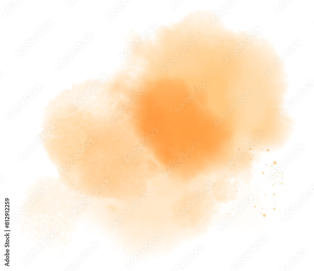 Fototapeta premium Watercolor stain element for decoration