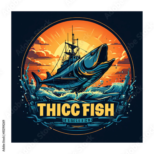 THICC FISH FISHIN TOURS EDITABLE photo