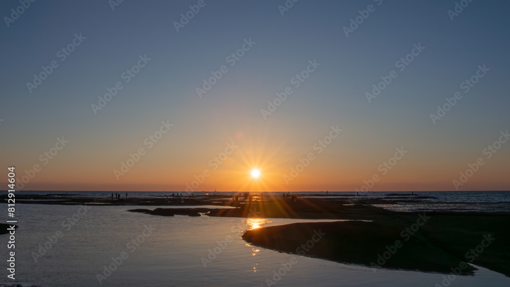 Naklejka premium 天神崎の夕日