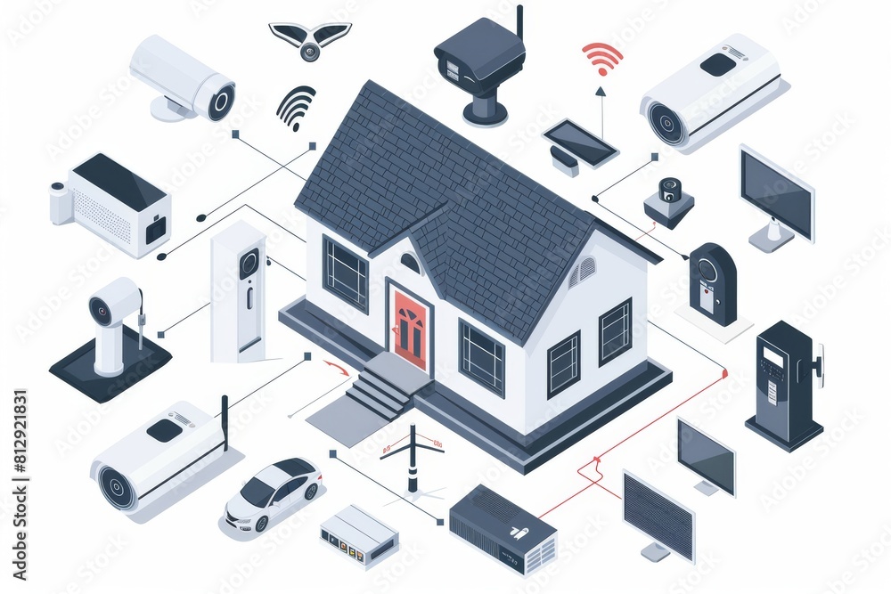 Deploy digital cameras with learning models to enhance real-time surveillance and protective measures for home safety. Deploy digital cameras with learning models to enhance real-time surveillance and protective measures for home safety.