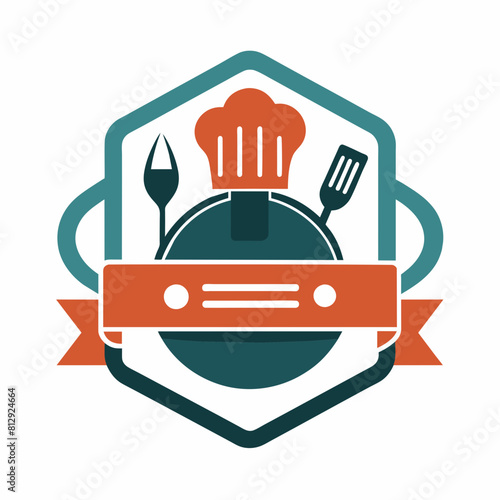 A logo for kitchen appliances vector artwork illustration 