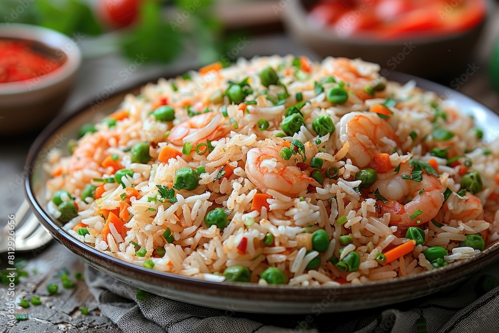 Egg fried rice professional advertising food photography Egg fried rice professional advertising food photography