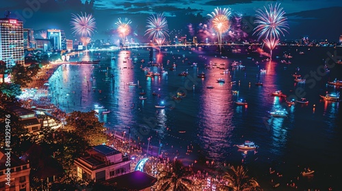 The Pattaya Music Festival in Thailand where international and local artists perform on stages along the beach offering a mix of genres from pop to ro © mogamju