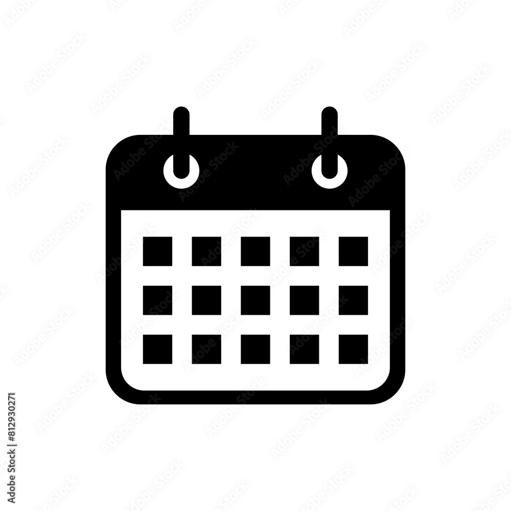 Calendar icon transparent background. Calendar icon transparent background.