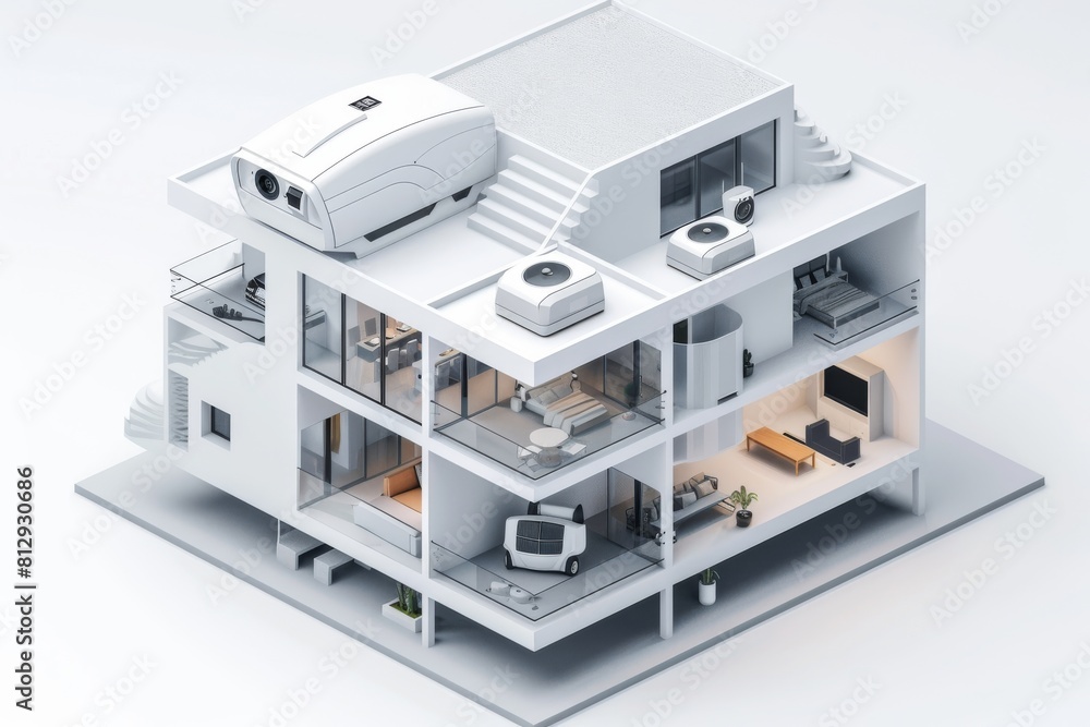 Enhanced DVR functionality in security systems utilizes cameras with expanded Wi-Fi and geographical fencing, supported by network automation. Enhanced DVR functionality in security systems utilizes cameras with expanded Wi-Fi and geographical fencing, supported by network automation.