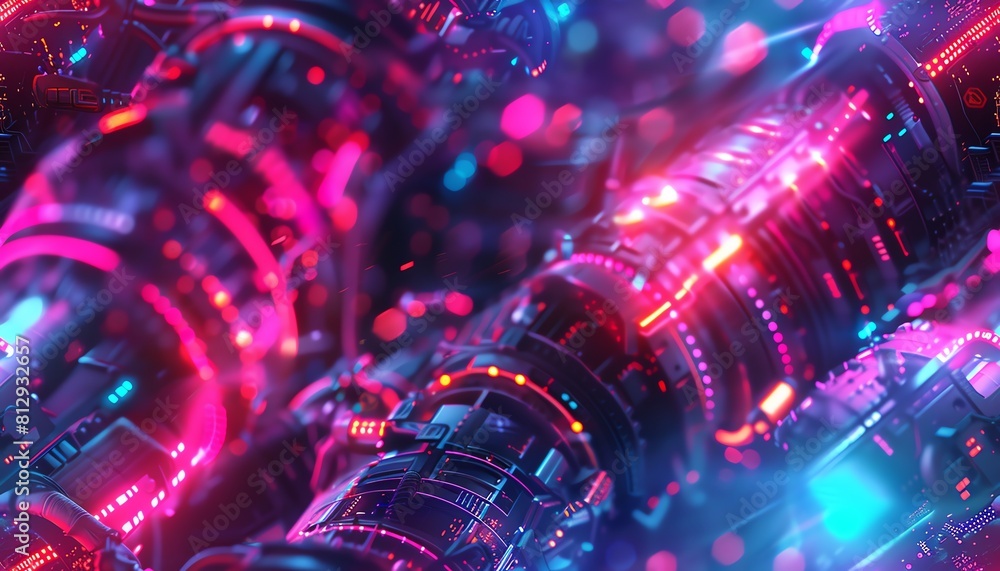 Capture a spine-chilling scene of futuristic technology gone awry Capture a spine-chilling scene of futuristic technology gone awry