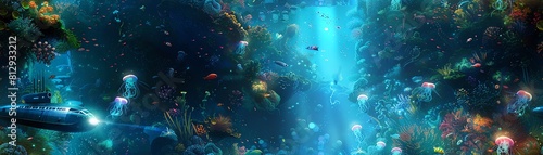 Wallpaper Mural Capture the essence of surreal maritime explorations from a worms-eye view Torontodigital.ca