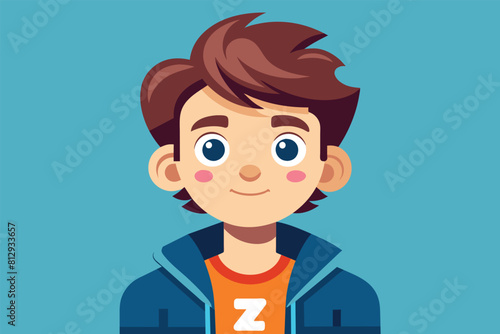 Cartoon illustration of a man with a hoodie on, Gen z Customizable Cartoon Illustration