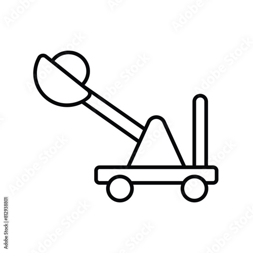 mars rover  with white background vector stock illustration