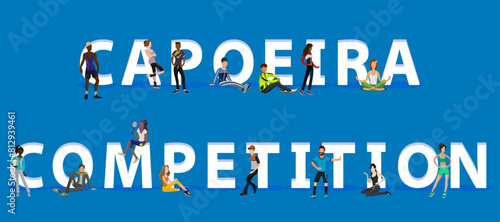 People on "Capoeira Competition" for Web, Mobile App