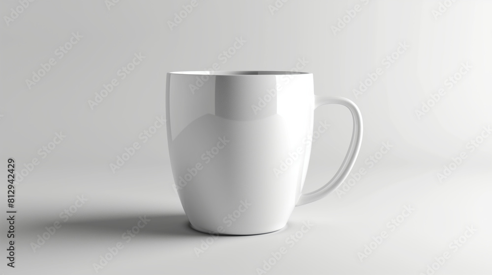 3D coffee mug, isolated, shining, high quality 3D coffee mug, isolated, shining, high quality