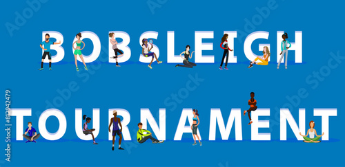 People on "Bobsleigh Tournament" for Web, Mobile App