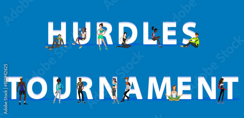 People on "Hurdles Tournament" for Web, Mobile App