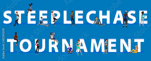 People on "Steeplechase Tournament" for Web, Mobile App