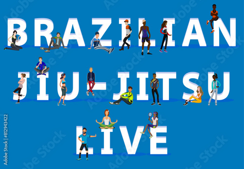 People on "Brazilian Jiu-Jitsu Live" for Web, Mobile App
