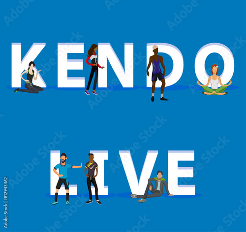 People on "Kendo Live" for Web, Mobile App, Presentations