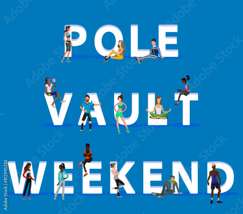 People on "Pole Vault Weekend" for Web, Mobile App