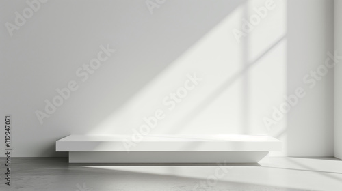 3D White Blank scene for Product photography