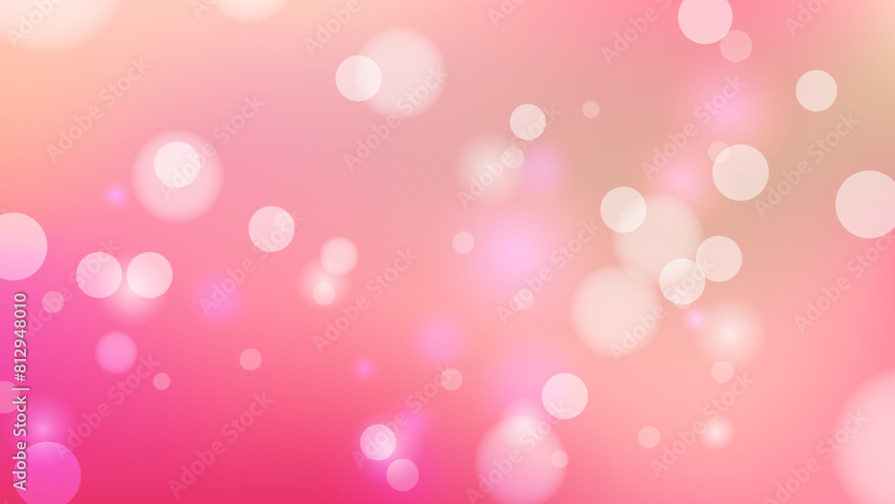 Pink Sunlight bokeh soft light abstract background