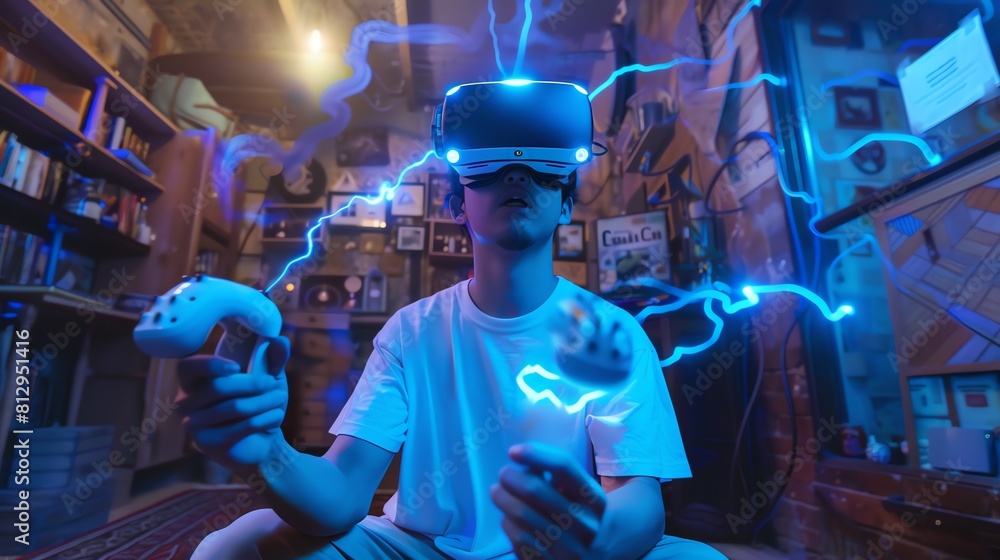 Virtual Reality, Ceviche, Chinchilla, Lightning, Griffin Virtual Reality, Ceviche, Chinchilla, Lightning, Griffin