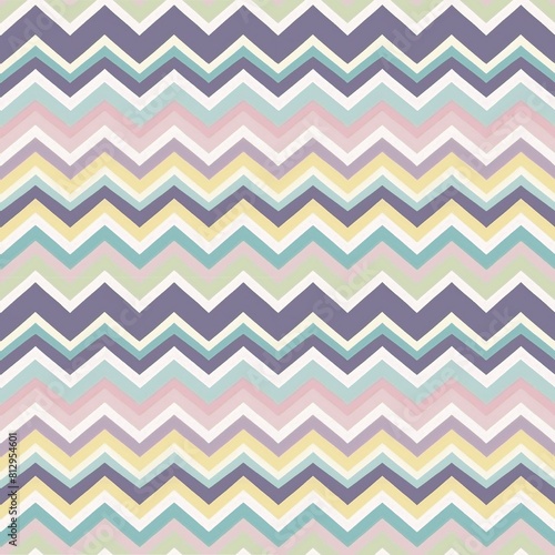 fabric pattern seamless chevron pastel textile fashionable summer vintage background 