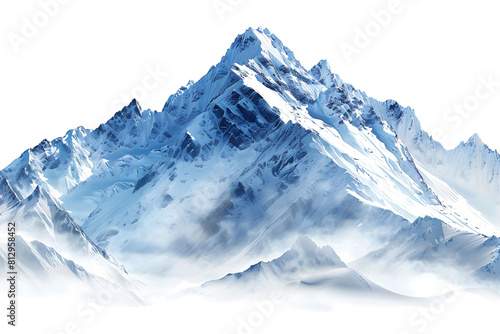 Huge Mountains on isolated transparent background © Irfan Hameed