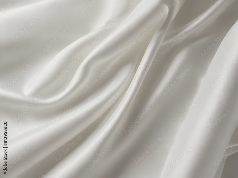 luxurious white silk fabric with elegant folds luxurious white silk fabric with elegant folds