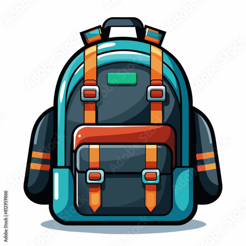 illustration of a backpack bag