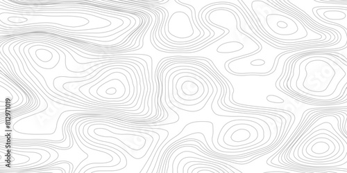Topographic contour map. similar cartography illustration. 